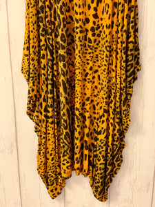 Leopard Print Vest Dress