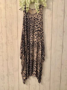 Leopard Print Vest Dress