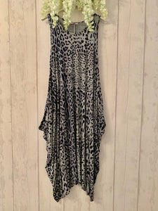 Leopard Print Vest Dress