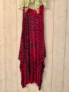 Leopard Print Vest Dress